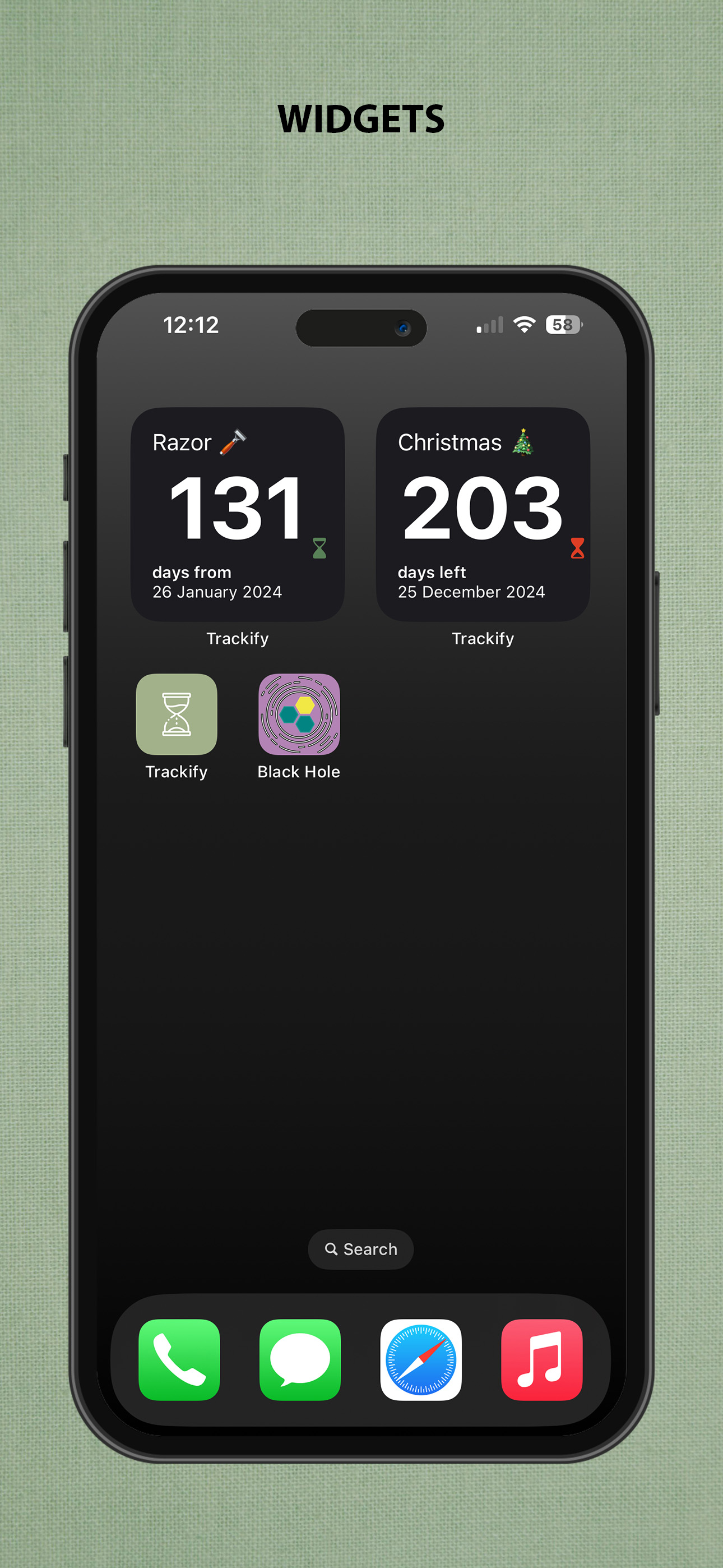 Trackify screenshot